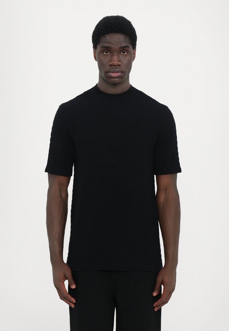 Emporio Armani - T-shirt basique - black/blue, Agrandir