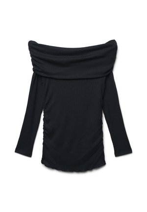 A SPALLE SCOPERTE - Maglietta a manica lunga - ultrablack