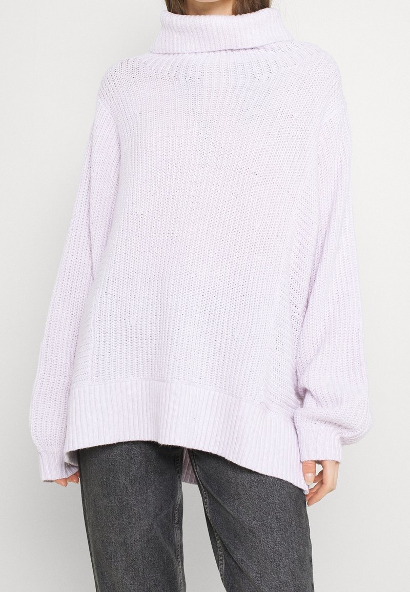 Pull Femme American Eagle Col V – Gris Bleu Taille L – État Correct Et Doux