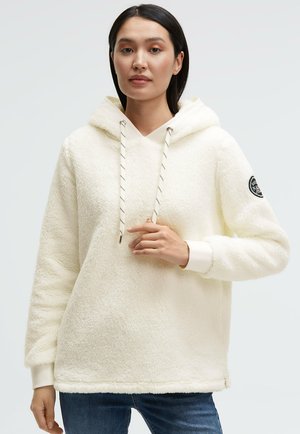 MIT LABEL PATCH - Fleecepullover - ivory