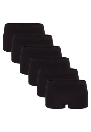 6ER PACK HIPSTER BOXER OHNE SEITLICHE NAHT - Pants - schwarz set