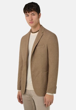 DIAGONAL PRINTED - Veste de costume - taupe