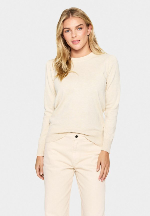 MILA - Strickpullover - baby s breath melange