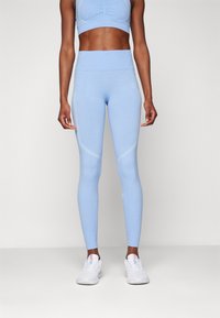 ICANIWILL RUSH SEAMLESS - Tights - soft blue melange