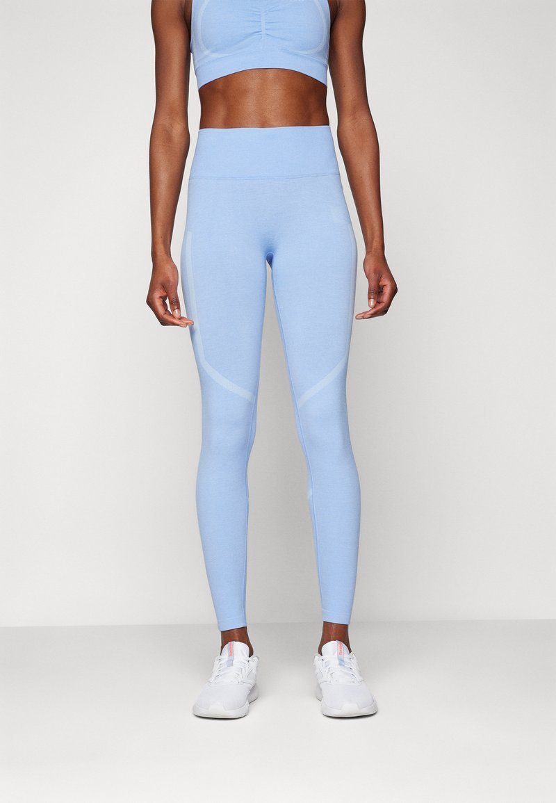 ICANIWILL RUSH SEAMLESS - Tights - soft blue melange