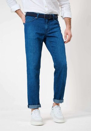 STYLE CHUCK - Slim fit jeans - deep sea blue used