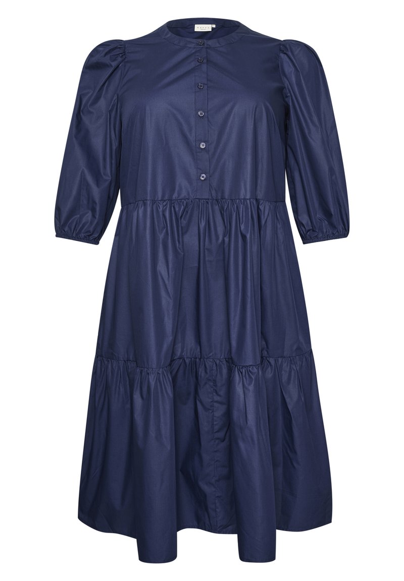 Damen Freizeitkleider | Kaffe Curve KCMALULU Blusenkleid midnight marine/dunkelblau - LZ40446 Damen Freizeitkleider | Kaffe Curve KCMALULU Blusenkleid midnight marine/dunkelblau - LZ40446
