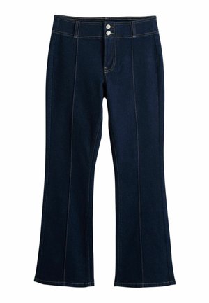 PETITE FIT - SEAMED MID RISE - Bootcut farmer - denim rinse