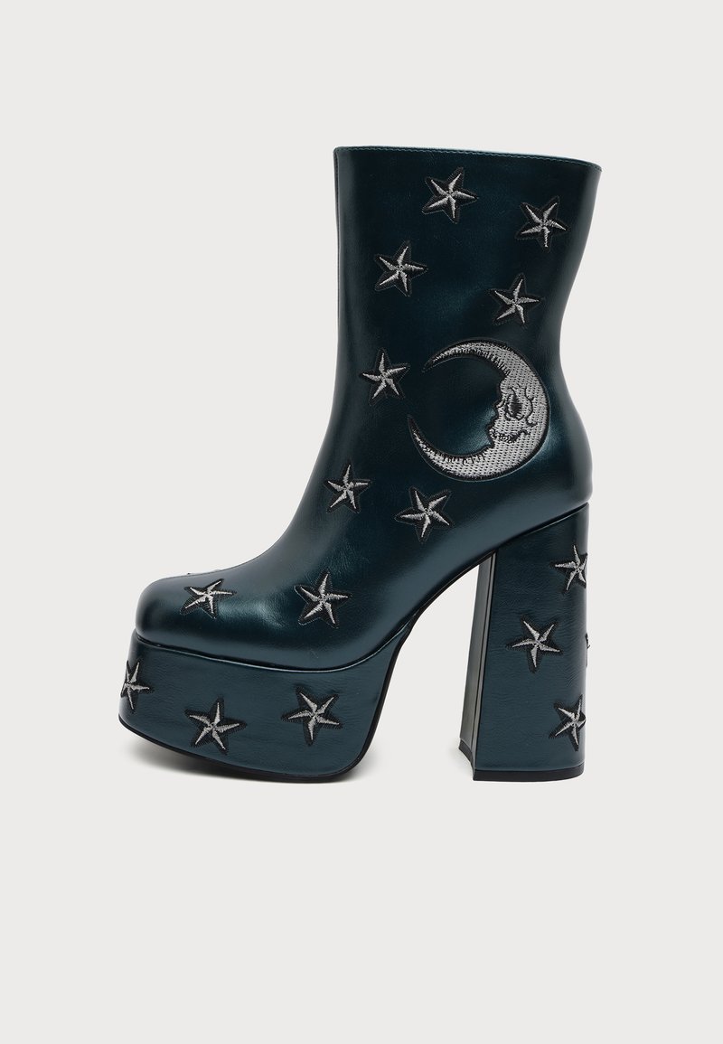 Koi Footwear DREAMS OF MOONCRAFT - Keilstiefelette - teal/blau
