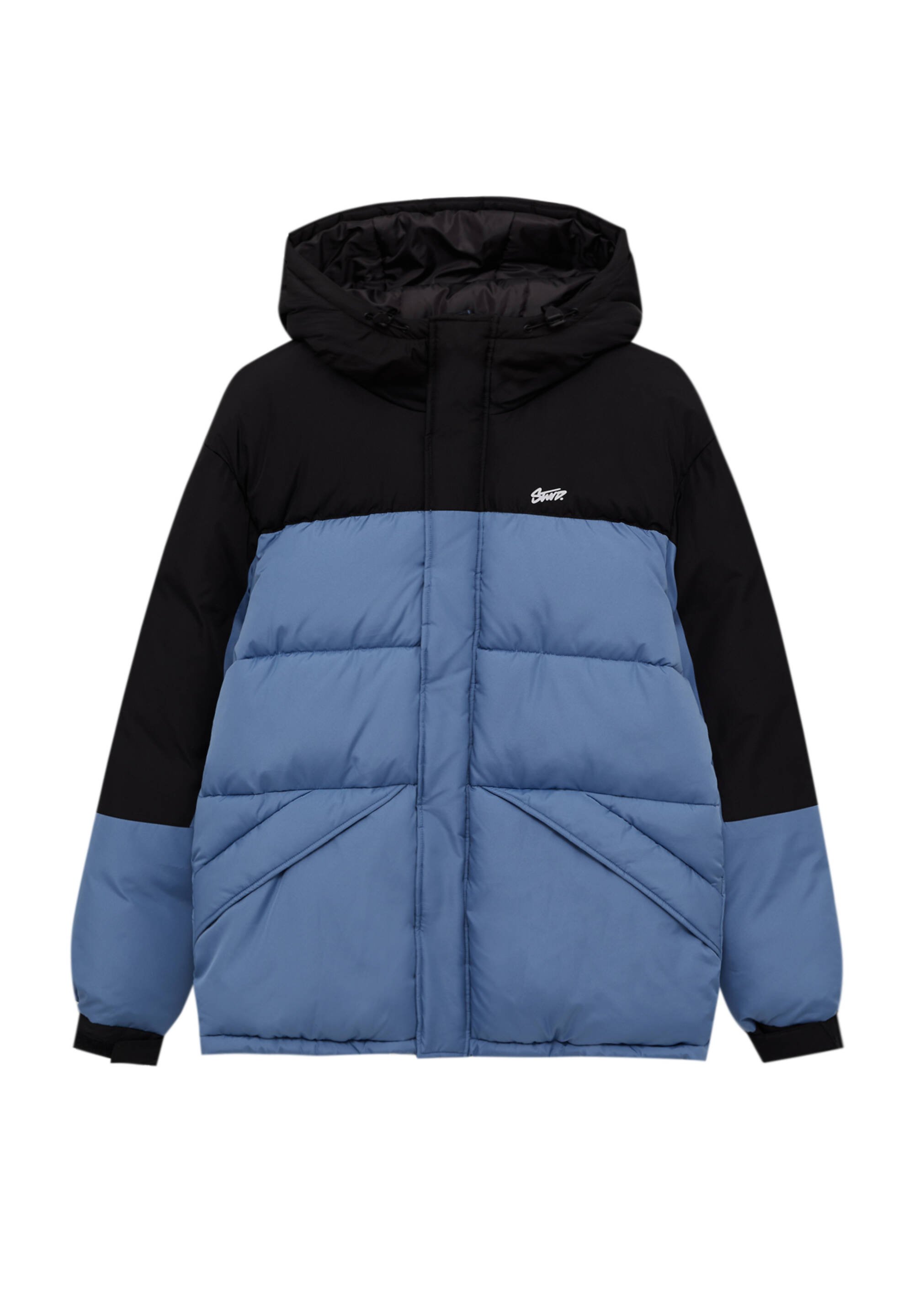 pull and bear blue coat