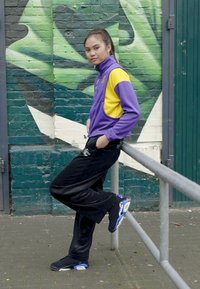 Jordan JORDAN MVP - High-top trainers - black/white/varsity royal/muslin/iron grey