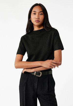 SHORT SLEEVE  - T-shirt - bas - black