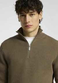 Selected Homme SLHDANE STRUCTURE - Stickad tröja - morel