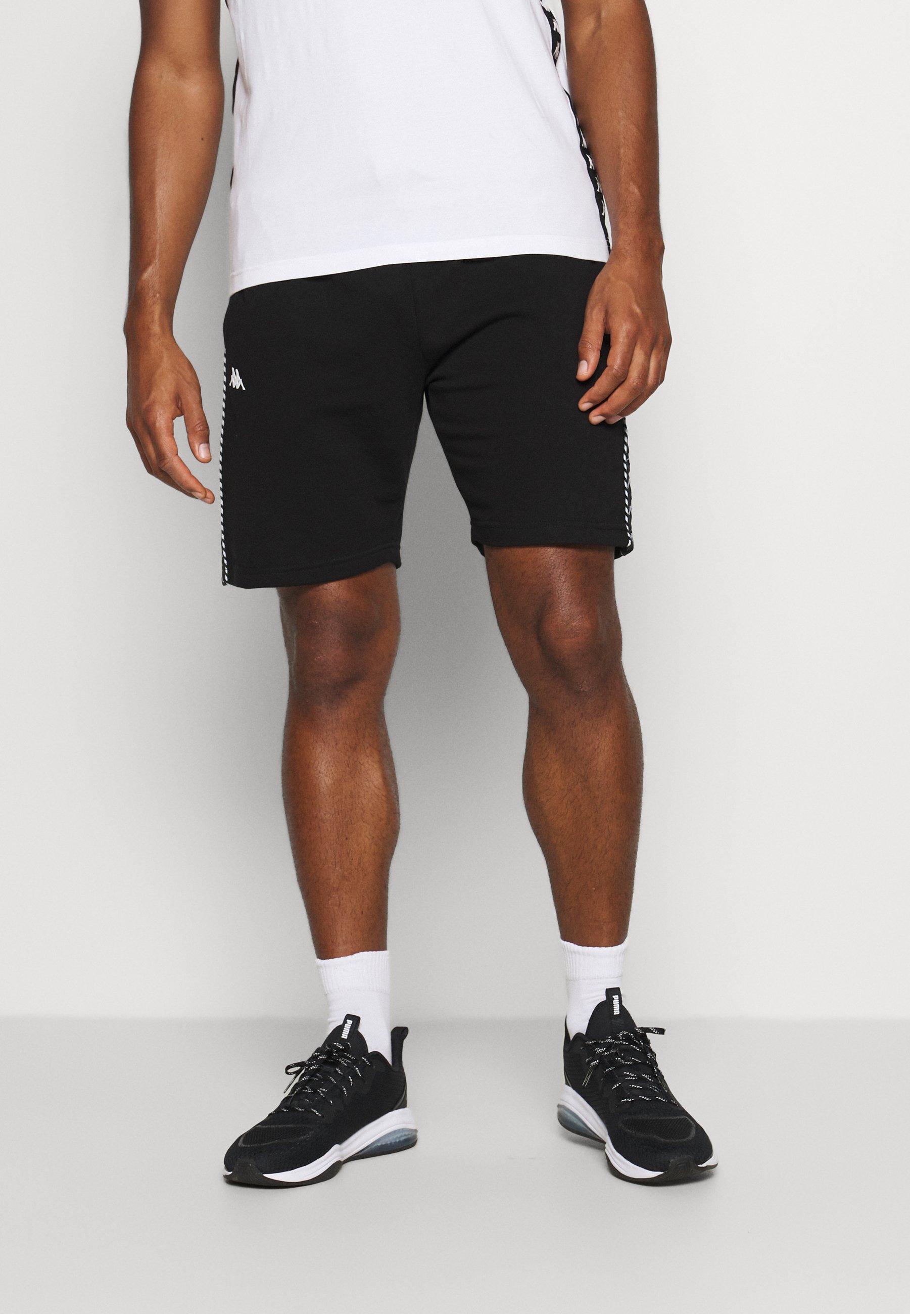 Kappa ITALO - Pantalón corto de deporte - caviar/negro - Zalando.es