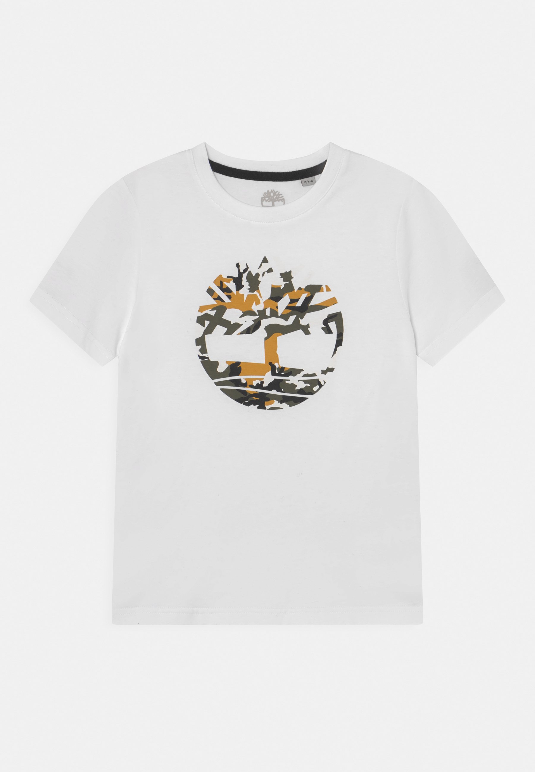 jqpKI Bambini Timberland SHORT SLEEVES TEE - T-shirt con stampa - white/bianco jqpKI Bambini Timberland SHORT SLEEVES TEE - T-shirt con stampa - white/bianco