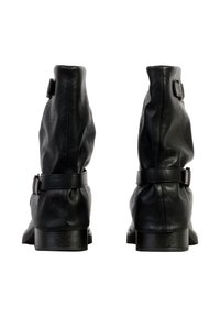Super Mode BOUCLES BRIDES - Bottines de cowboy / motard - noir