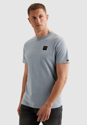 PME Legend, PME LEGEND - T-SHIRT WITH GARMENT-DYE WASH -  - - T-shirt basic - hydrangea