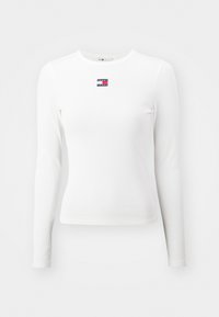 SLIM BADGE TEE - Ilgarankovis viršutinės dalies drabužis - ecru