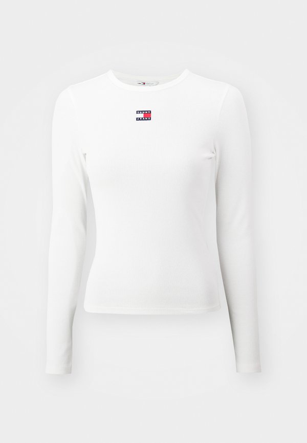 SLIM BADGE TEE - Long sleeved top - ecru4