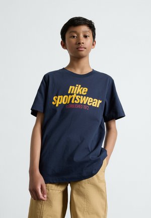 TEE CLUB UNISEX - T-shirt imprimé - obsidian