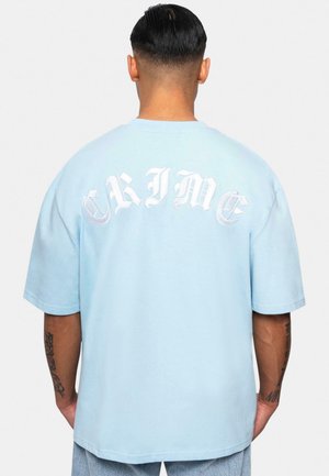 Dropsize CRIME - T-shirt print - baby blue