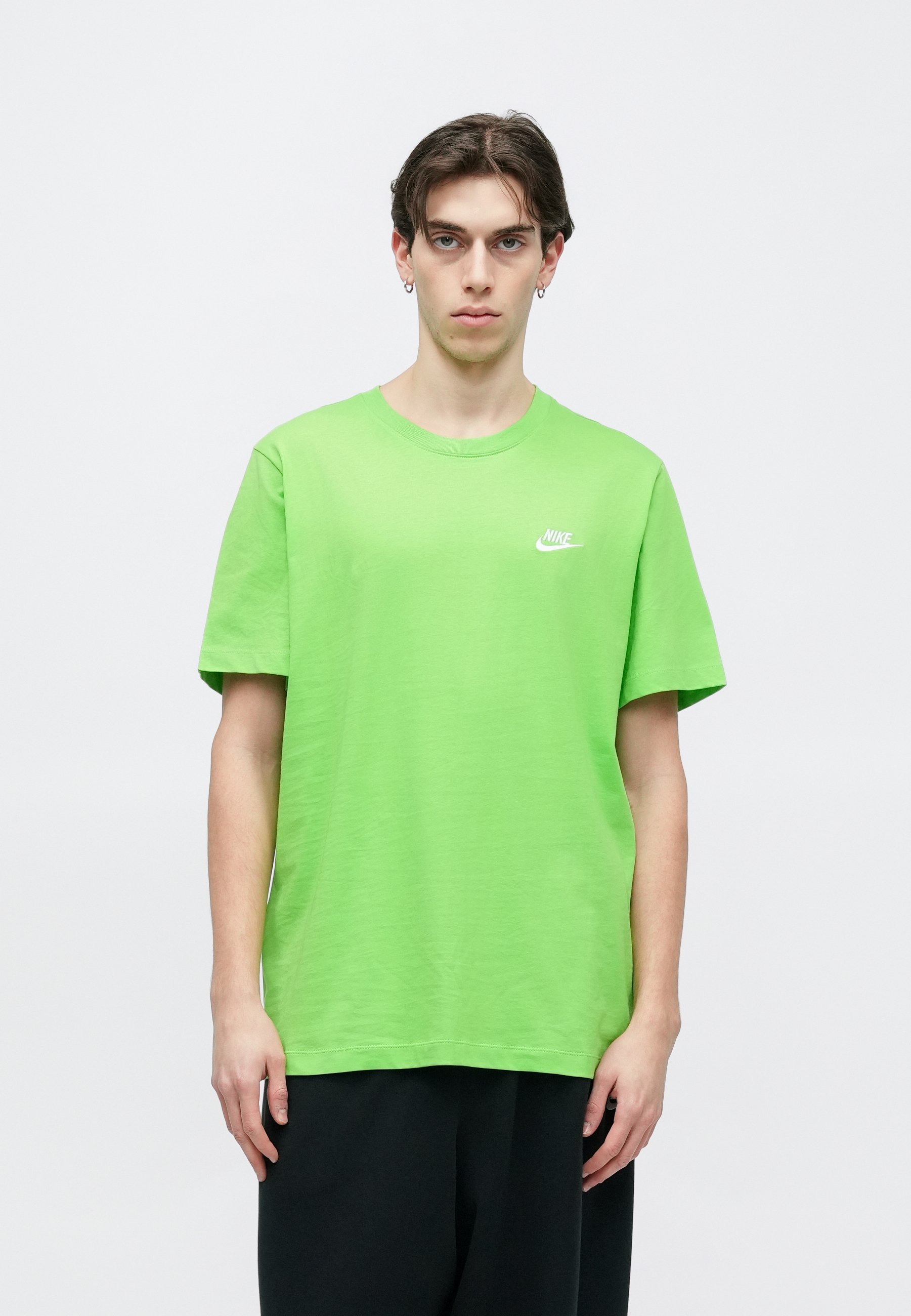 lime green nike shirt men