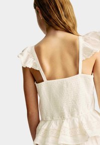 Marks & Spencer FRILLED - Top - ivory