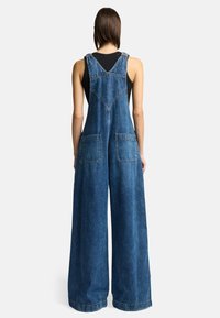 7 for all mankind WIDE  - Hängselbyxor - mid blue
