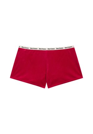 Juicy Couture RIB VELOUR - Shorts - raspberry sorbet