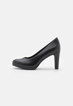 Højhælede pumps - black