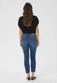 Cream JOSEFINE 7/8 - Répafazonú farmer - ottawa dark medium blue denim