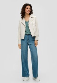 s.Oliver V AUSSCHNITT - T-Shirt basic - helles petrol