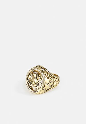 AARON SEAL RING UNISEX - Ring - antique gold-coloured