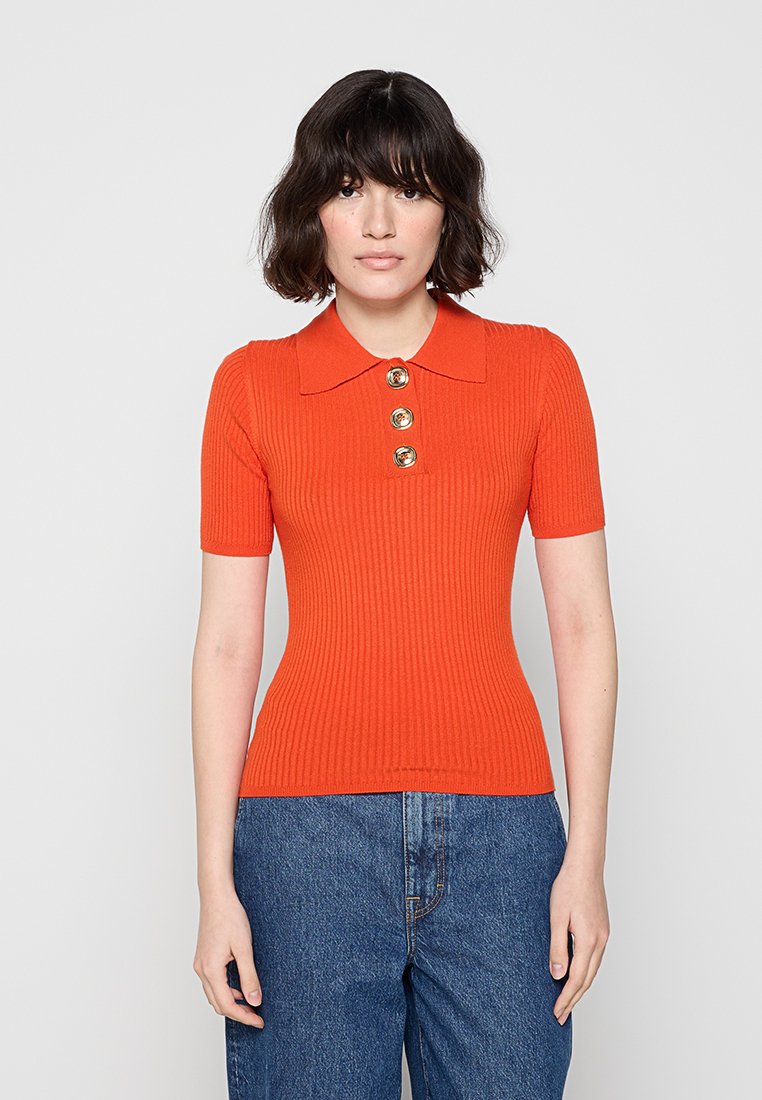 sandro Poloshirt rood sandro Poloshirt rood