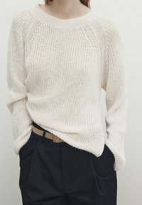 Massimo Dutti Pullover - beige