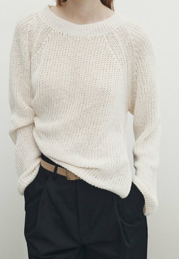 Massimo Dutti Pullover - beige