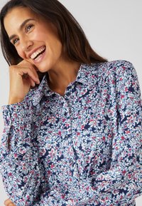 Damart CHAUDE - Camicia - marine fleuri