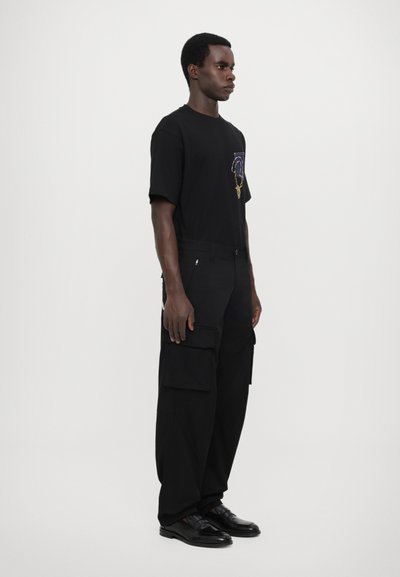 Evisu KAMON SEAGULL PANTS - Cargobroek - black