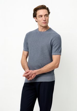 PROFUOMO SHORT SLEEVE - T-Shirt basic - blue