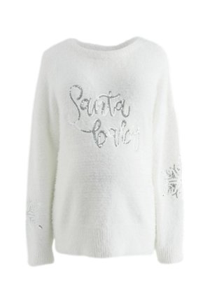 Strickpullover - white