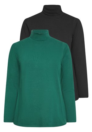2 PACK TURTLE NECK  - Langærmet T-shirt - black