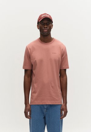 Gabba DUNE LOGOG SS GOTS - Navadna majica - wood pink