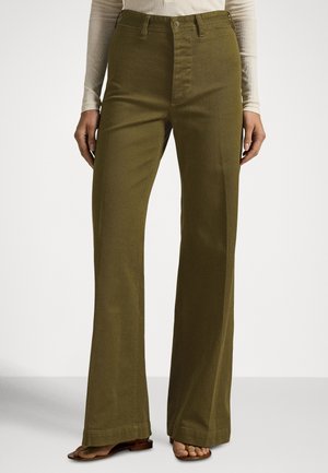 STRETCH-COTTON BEATON PANT - Pantalon classique - olive