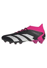 adidas Performance PREDATOR ACCURACY 1 ARTIFICIAL GRASS  - Botines de fútbol para terreno firme - core black/cloud white/team shock pink