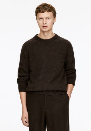 Strickpullover - dark brown