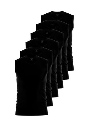 6ER PACK DAY MODERN - Unterhemd/-shirt - schwarz