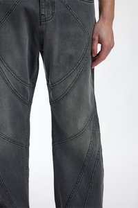 FAVELA FLARED UNISEX - Løst sittende jeans - grey
