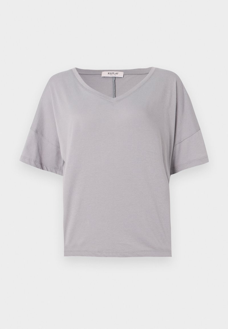 Replay T-shirt basic grijs Replay T-shirt basic grijs