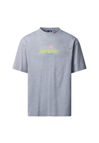 The North Face U EXPEDITION CELEBRATION OVERSIZED S/S T - T-shirts print - tnf light grey heather