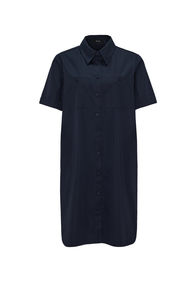OPUS Blusenkleid blau